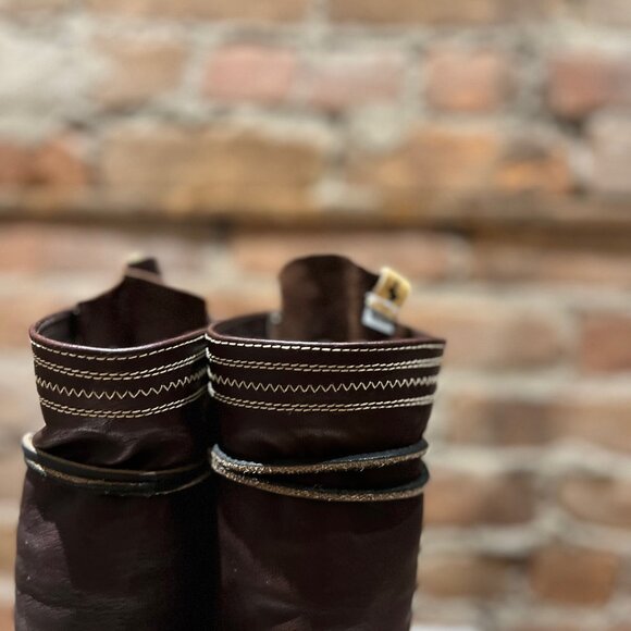 Visvim Decoy Duck Boot Alu-Folk – Blue/Brown – Size US 8 - Picture 6 of 10